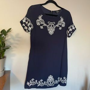 Navy Shift Dress
